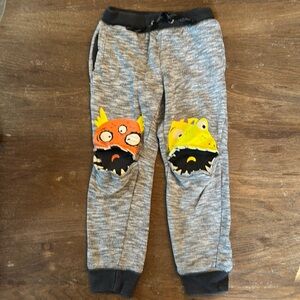 Cat and Jack French Terry monster Knee Joggers Size 5